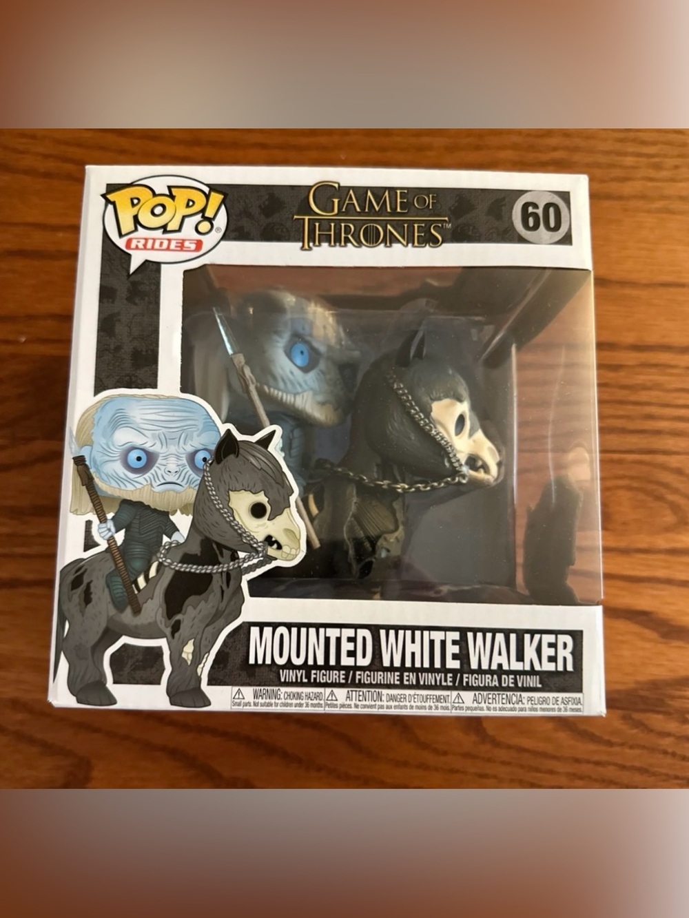Funko Pop! Rides Game of Thrones Mounted White Walker (60) - Blue & Black